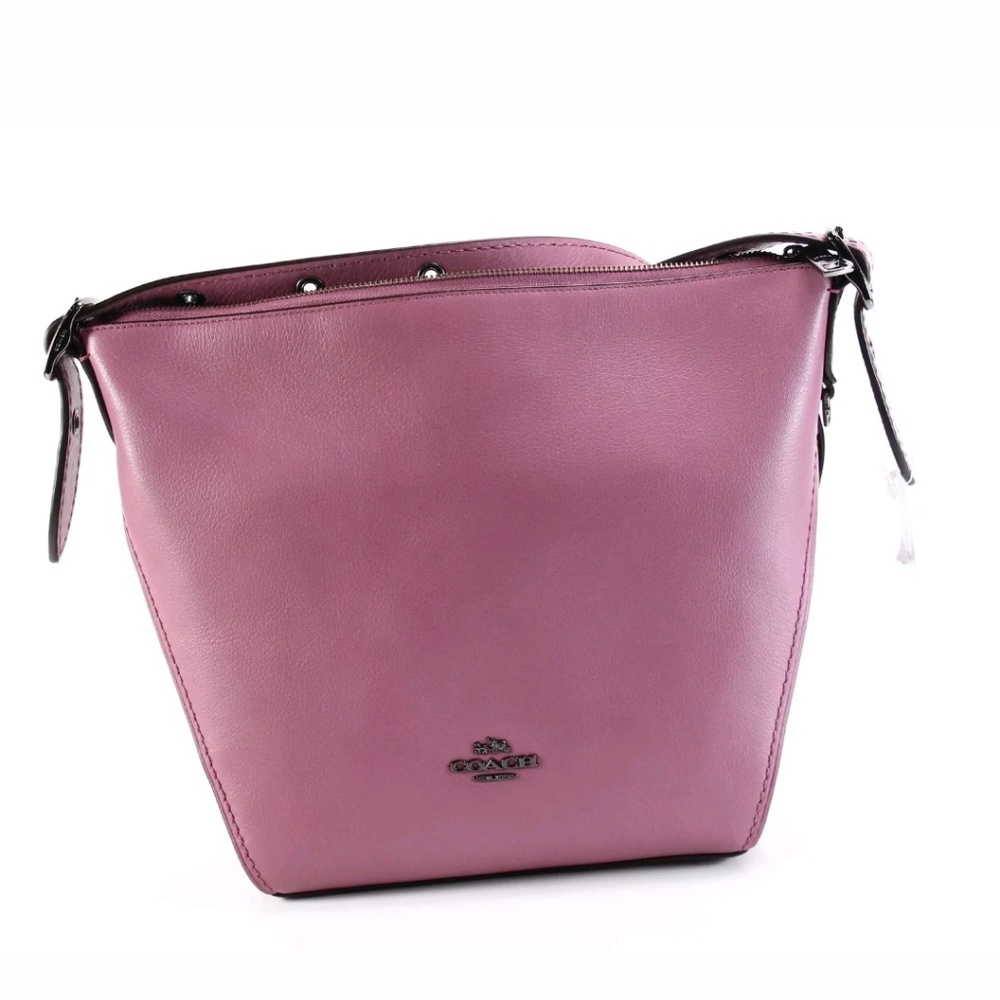 COACH dufflette hand bag - purple,😍